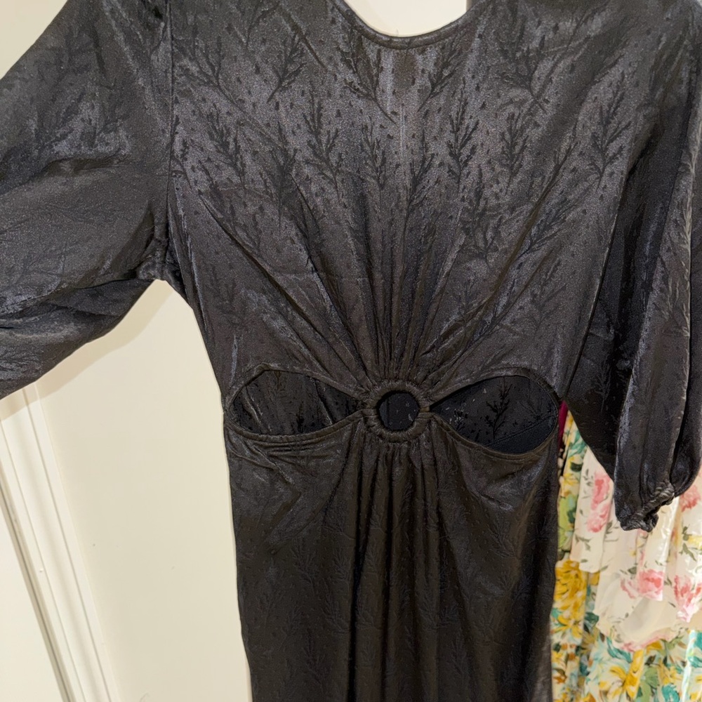 J. Michelle of CA Black Velvet Dress XS